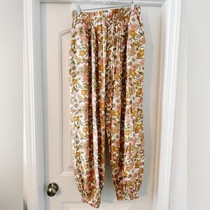 Floral Wide Leg Pants